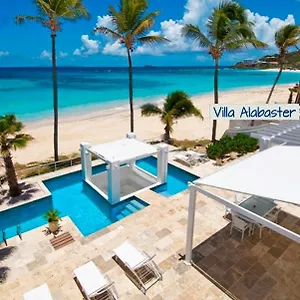 Alabaster ~ Literally Oceanfront Villa Dawn Beach